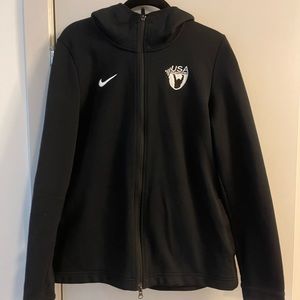 Nike USAW weightlifting zip-up jacket